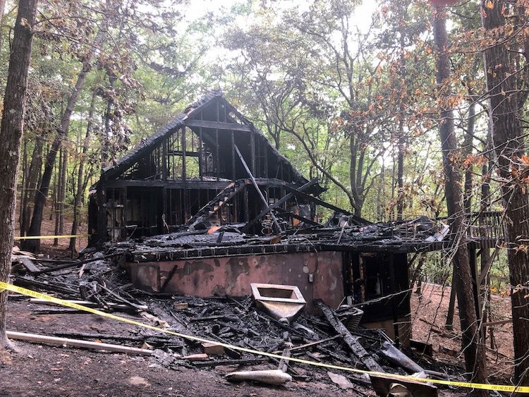 Fire at 81 Lady Slipper Lane "largest complete loss to a house in Big Canoe since October 2016"